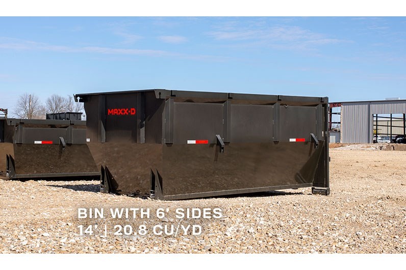 Rent the 20 Yard Roll Off Dumpster EZ Dump Trailers
